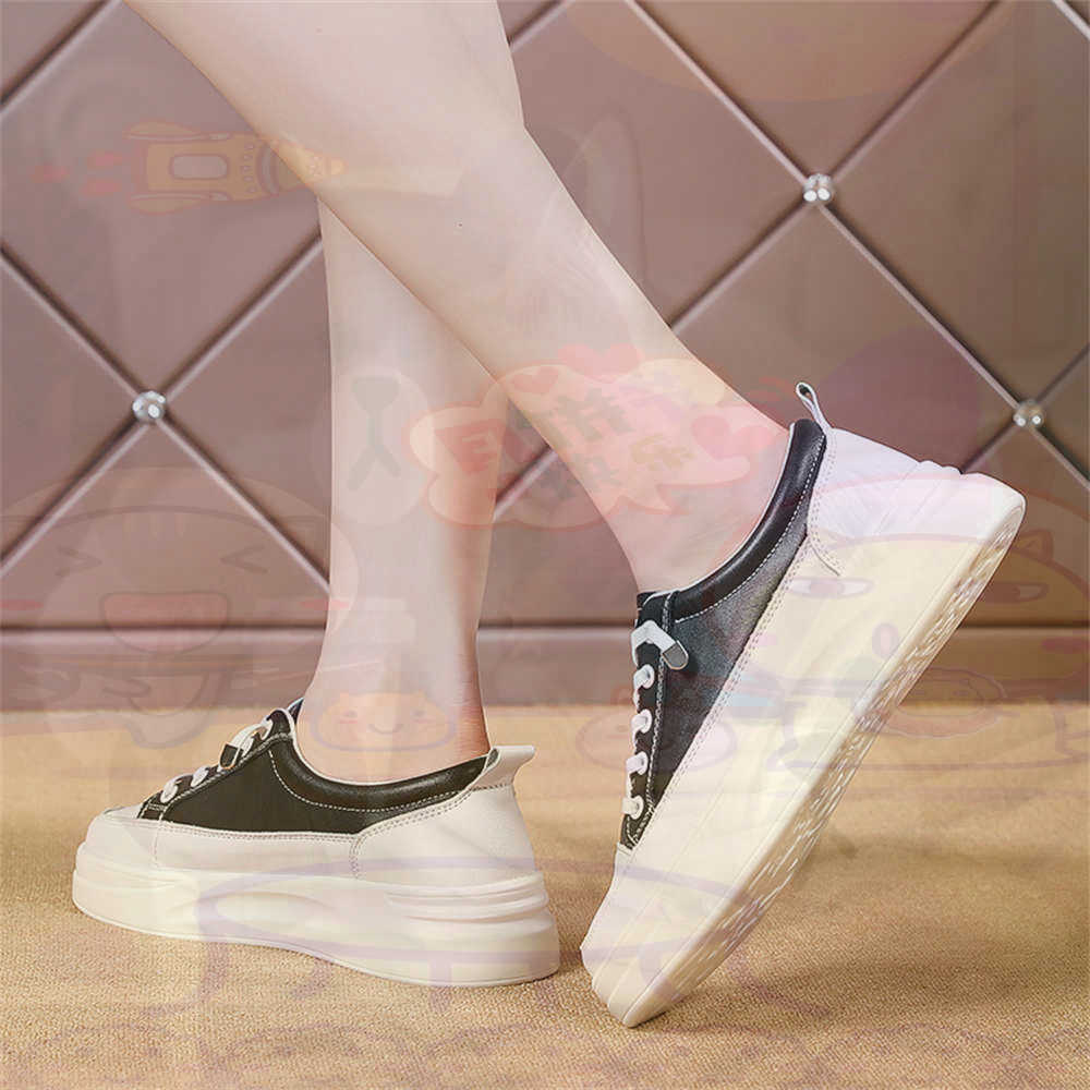 Women Shoes Brown Colour - Sznurowane mokasyny Chunky Loafers Woman Skateboarding