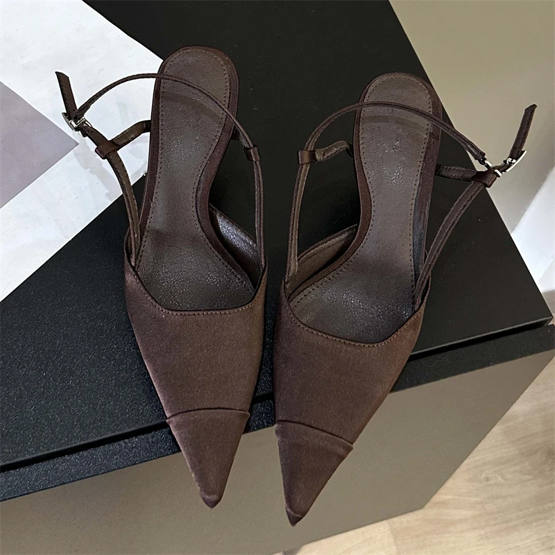 Women Shoes Zara - Eilyken wysokiej jakości satynowy pasek z
