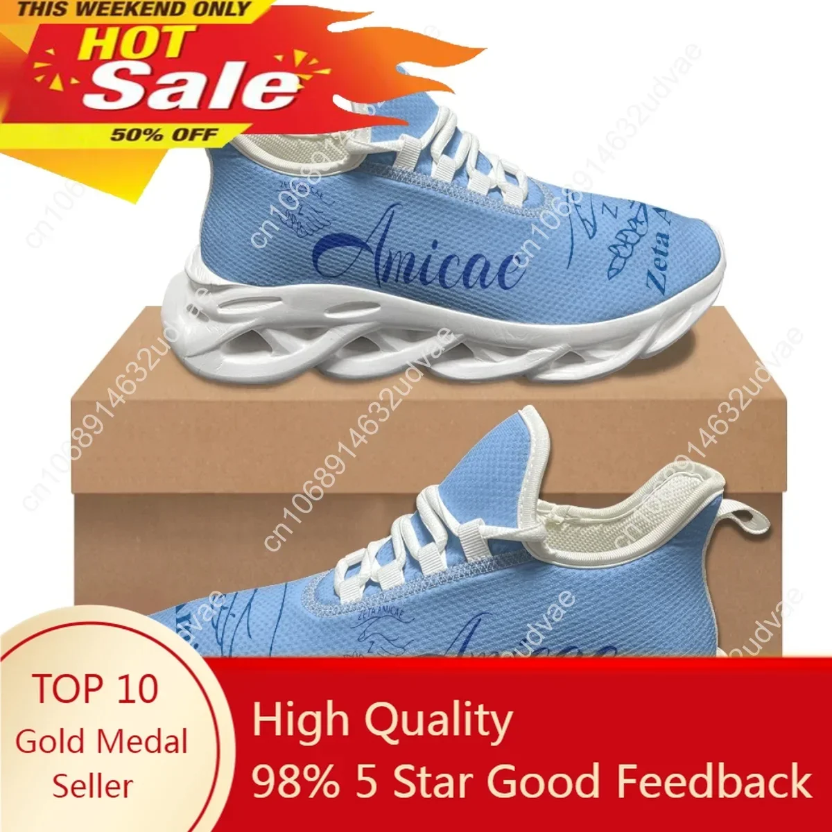 Women'S Shoes Casual Sneakers - Zeta Amicae Nowy Trend Druk 3D