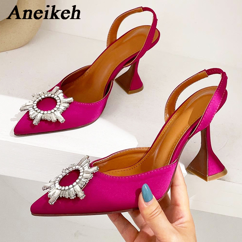 Women Shoes Zara - Aneikeh marka kobiety jedwabne wysokie obcasy