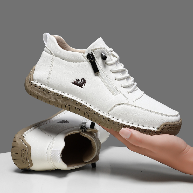 Women Shoes Sale - Damskie sneakersy, ręcznie robione skórzane buty