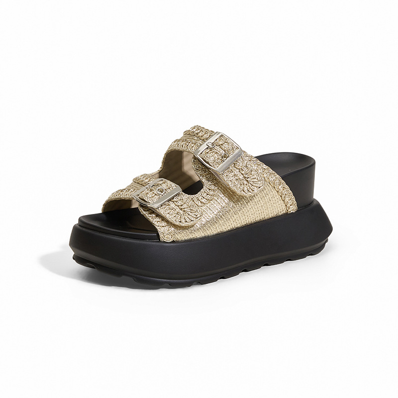 Sandały wsuwane na platformie  – Women Shoes Japanese Brand recenzja i cena