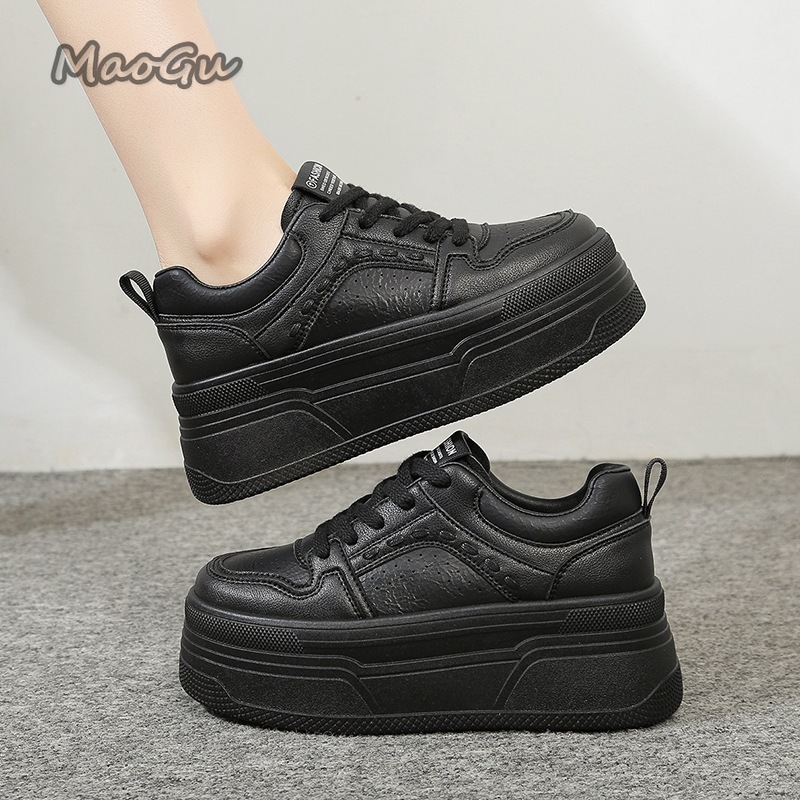 Białe sneakersy na platformie  – Women Shoes Sale recenzja i cena