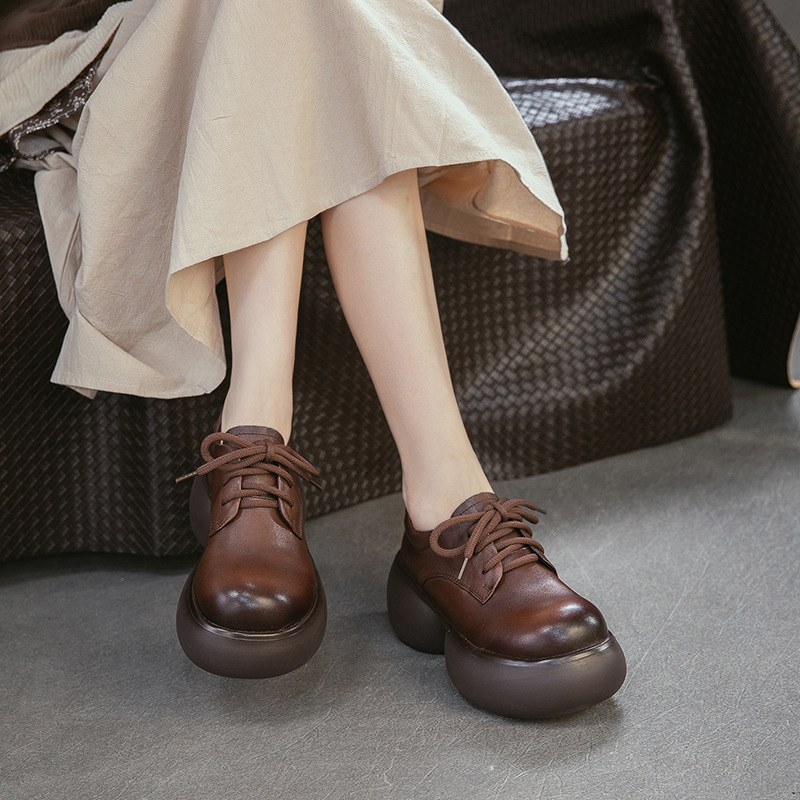 Damskie buty oxford na koturku – Women Shoes Size 7 recenzja i cena