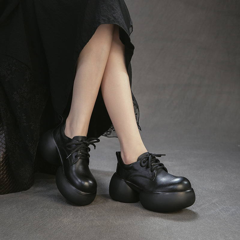 Damskie buty oxford na koturku – Women Shoes Size 7 recenzja i cena