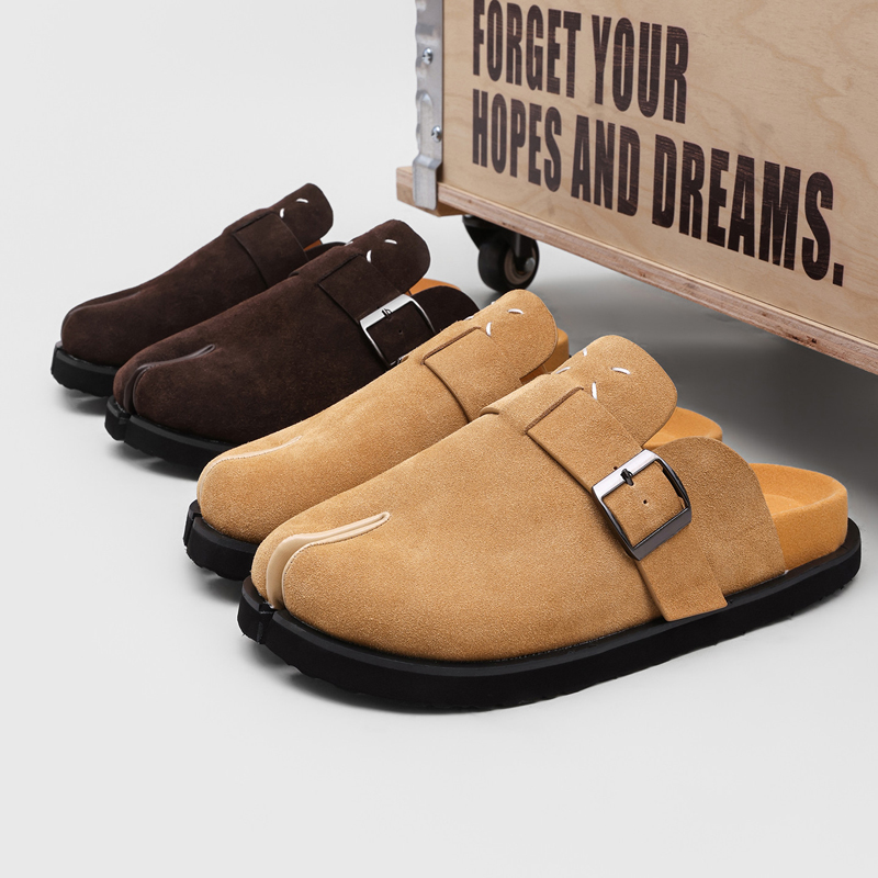 Nowe modne męskie klapki z dzi – Slip On Mule Flat recenzja i cena