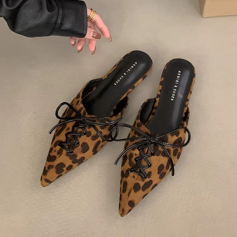 Klapki damskie w panterkę, san – Women Shoes Size 7 recenzja i cena