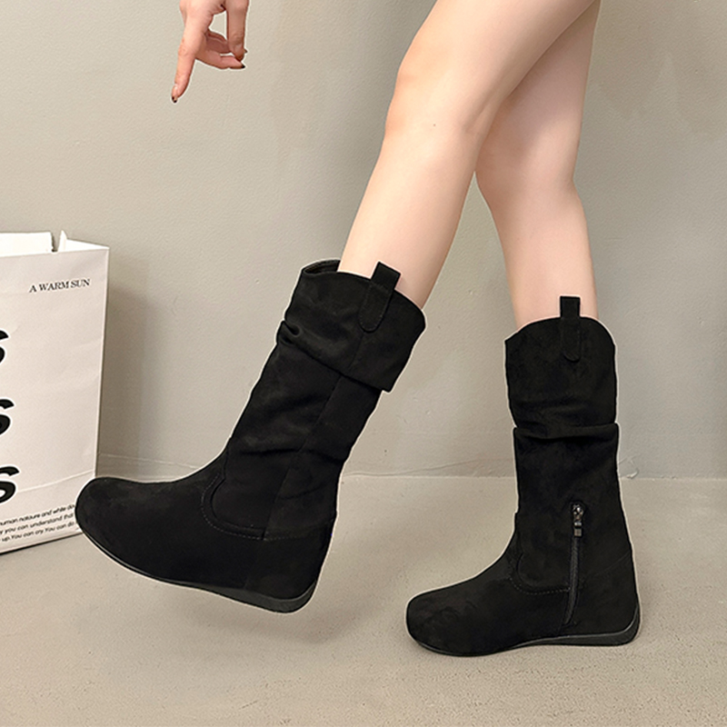 Damskie płaskie botki do połow – Women Shoes Size 7 recenzja i cena
