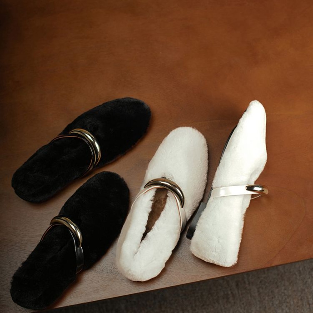 Modne baleriny z kwadratowym n – Women Shoes Japanese Brand recenzja i cena