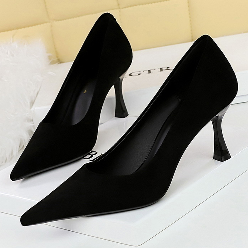 BIGTREE Buty Zamszowe Czarne D – Women Shoes Zara recenzja i cena