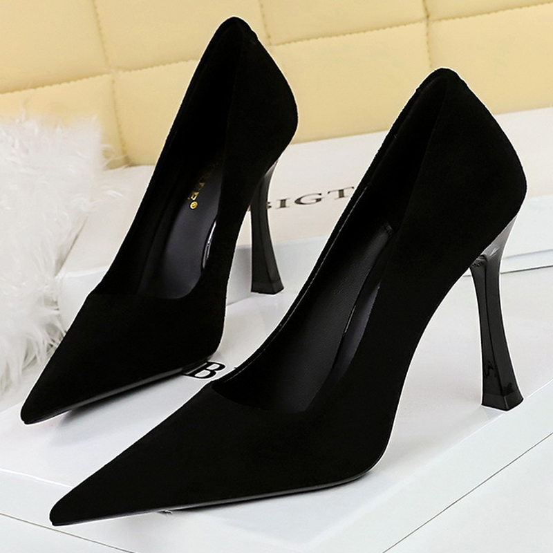 BIGTREE Buty Zamszowe Czarne D – Women Shoes Zara recenzja i cena