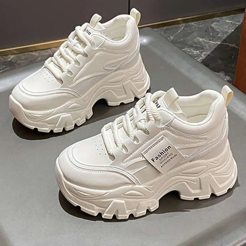 Nowe modne sneakersy na platfo – Women'S Shoes Casual Sneakers recenzja i cena