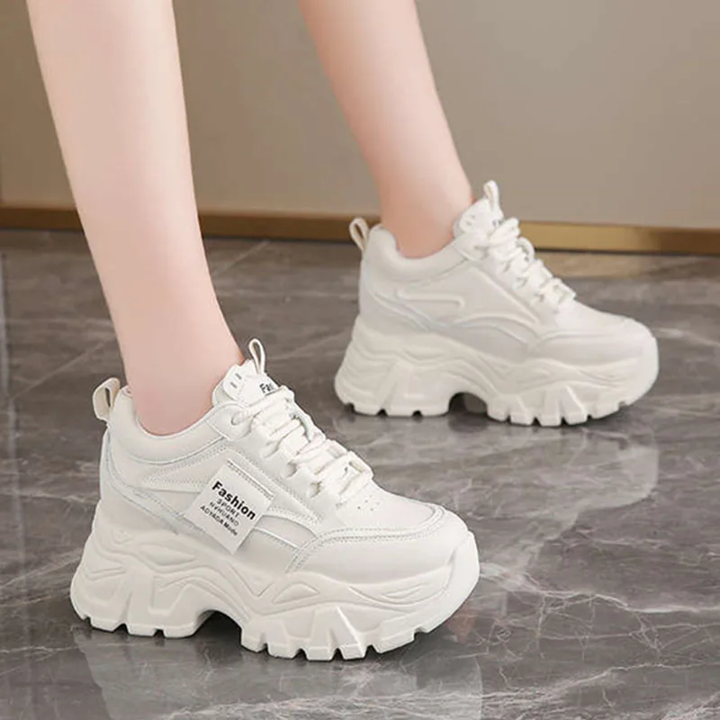 Nowe modne sneakersy na platfo – Women'S Shoes Casual Sneakers recenzja i cena