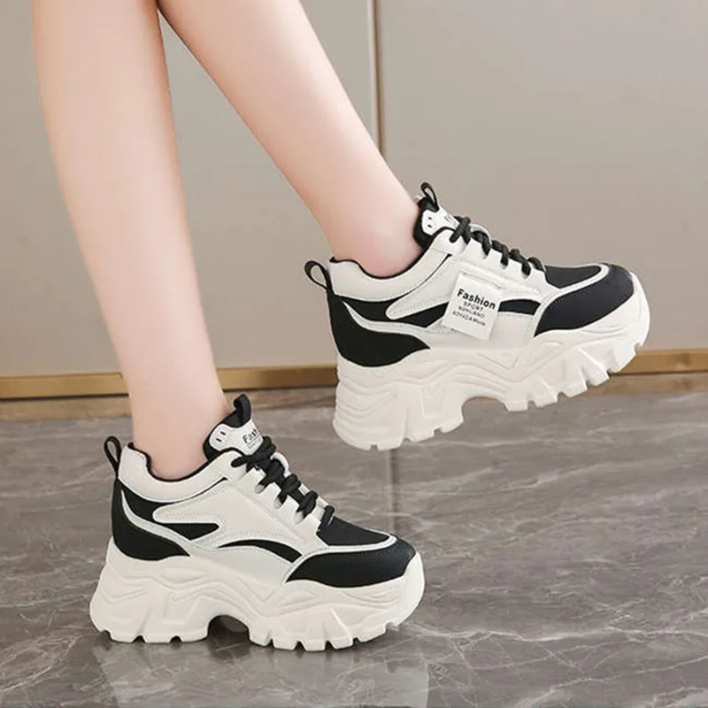Nowe modne sneakersy na platfo – Women'S Shoes Casual Sneakers recenzja i cena