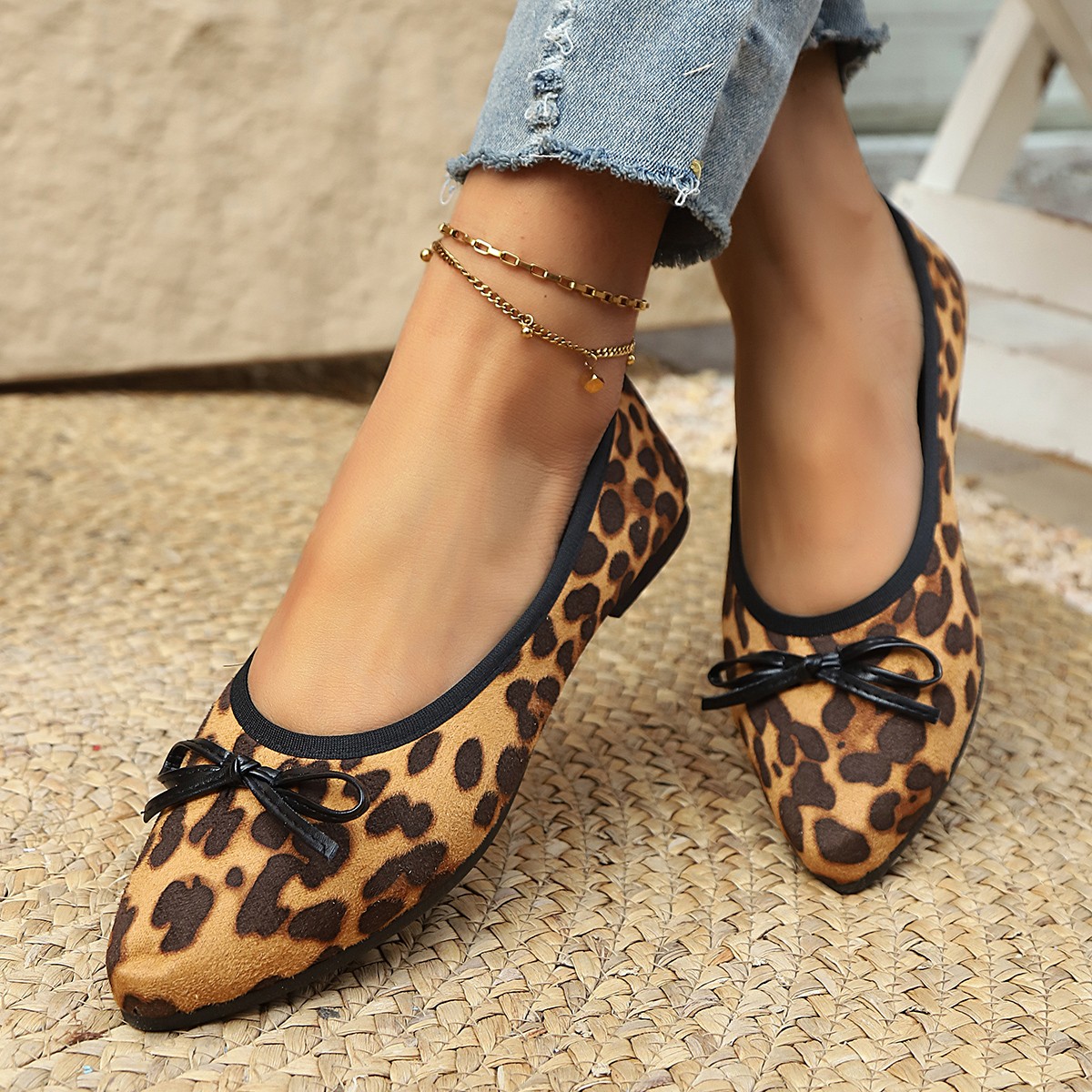 2026 Leopard Flats Damskie bal – Shoes For Women Flats recenzja i cena
