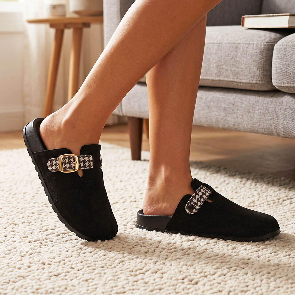 Damskie klapki z zakrytymi pal – Slip On Mule Flat recenzja i cena