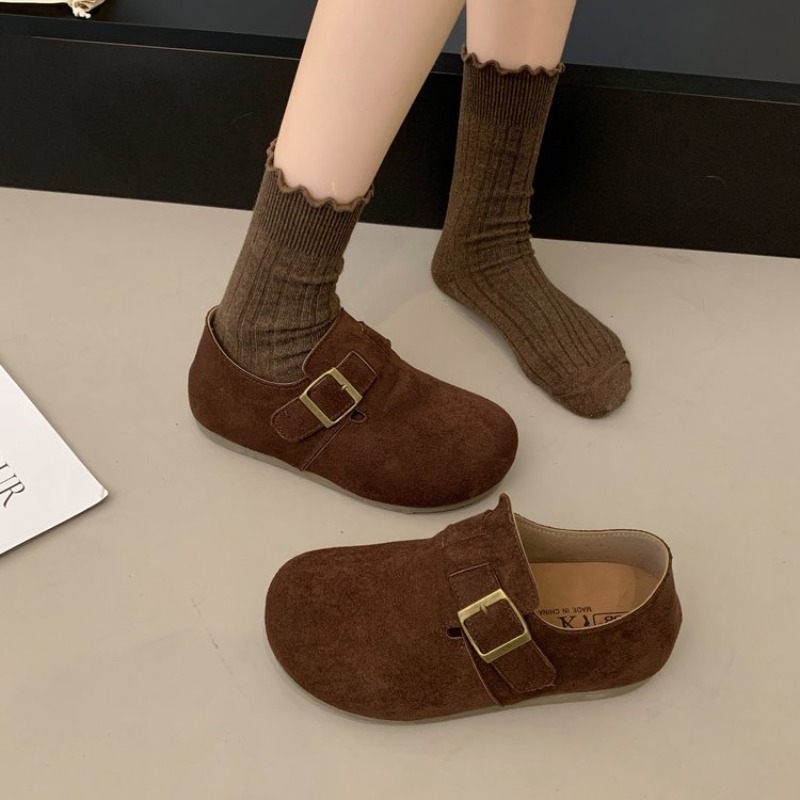 Damskie zamszowe buty typu Bir – Shoes For Women Flats recenzja i cena