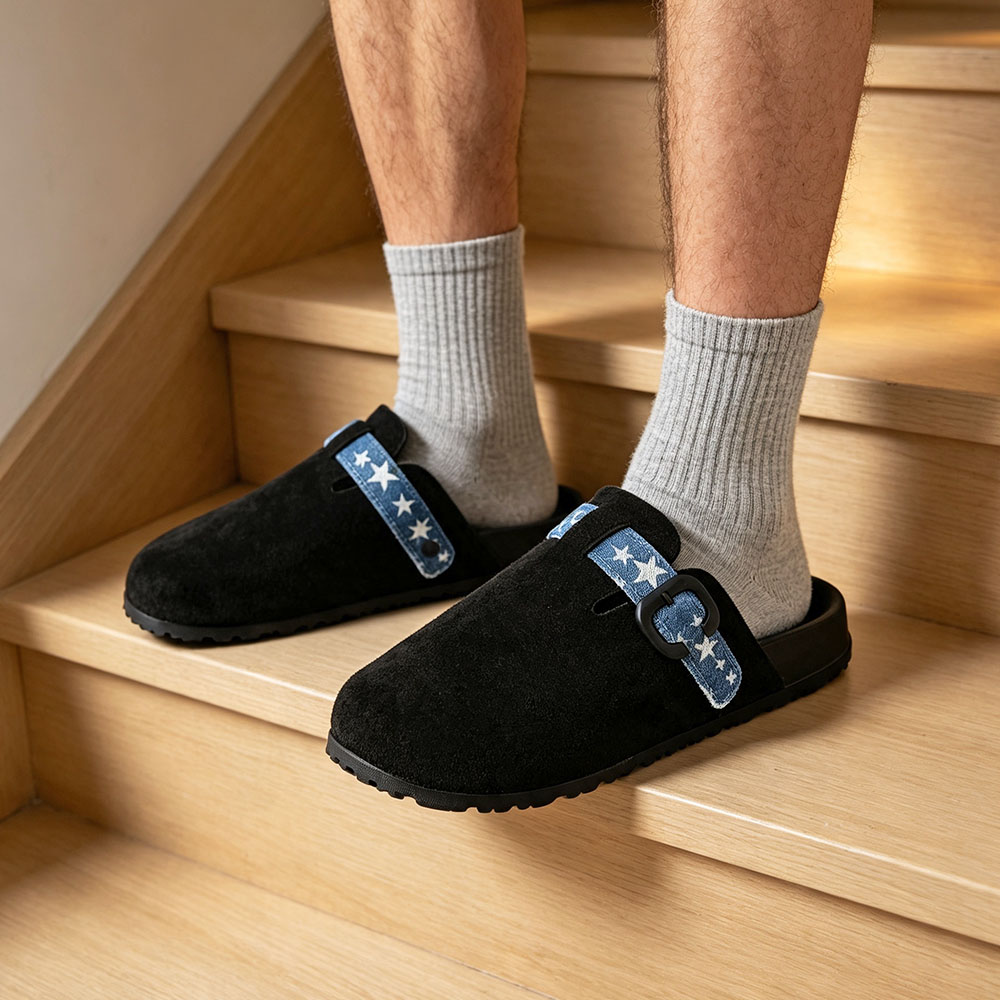 Damskie klapki z regulowanym p – Slip On Mule Flat recenzja i cena