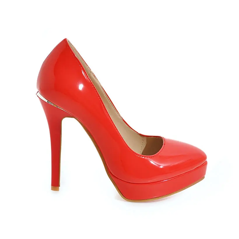 Big Size Elegant Office Women  – Patent Leather Pump recenzja i cena