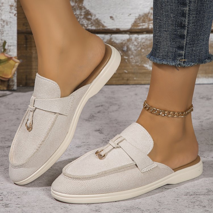 Damskie wsuwane mule z frędzla – Slip On Mule Flat recenzja i cena