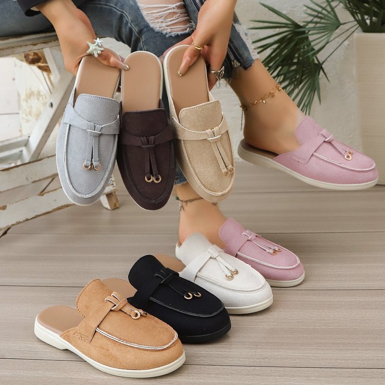 Damskie wsuwane mule z frędzla – Slip On Mule Flat recenzja i cena