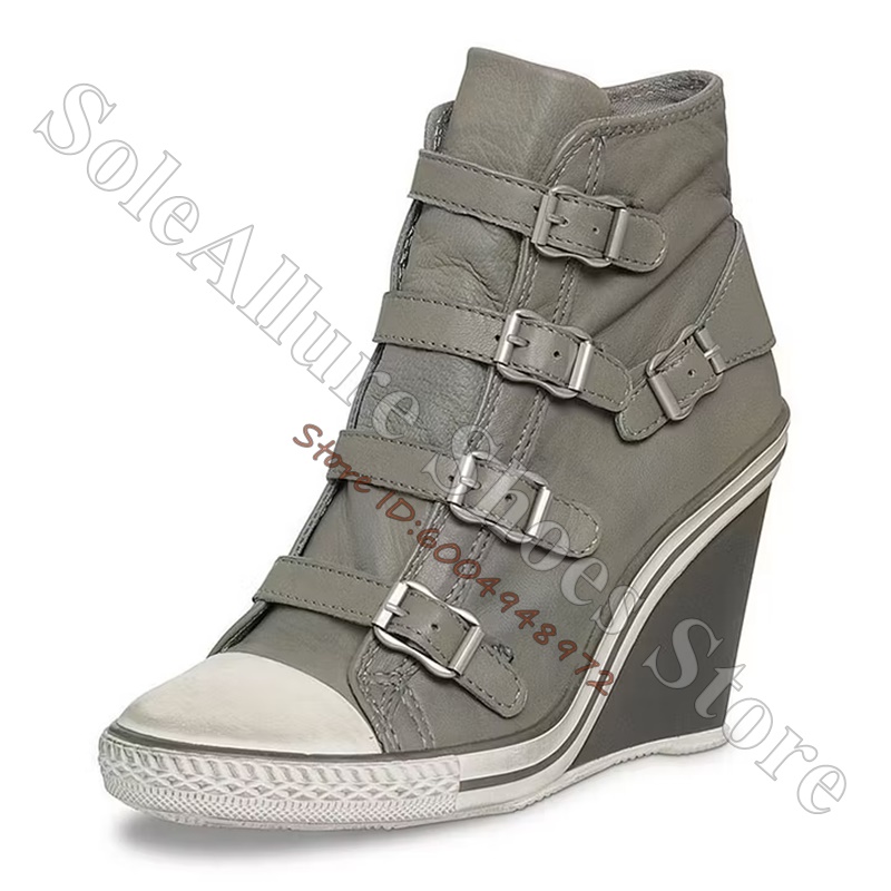 Szare, wielokolorowe sneakersy – Women Shoes Sale recenzja i cena