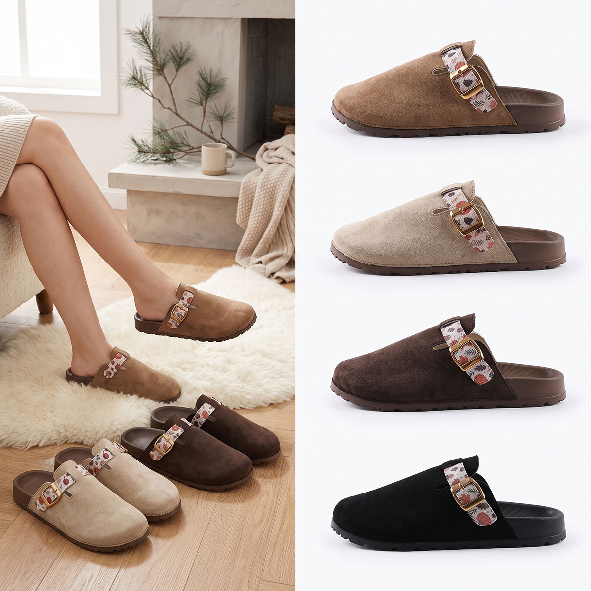 Damskie, duże rozmiary, 4 kolo – Slip On Mule Flat recenzja i cena