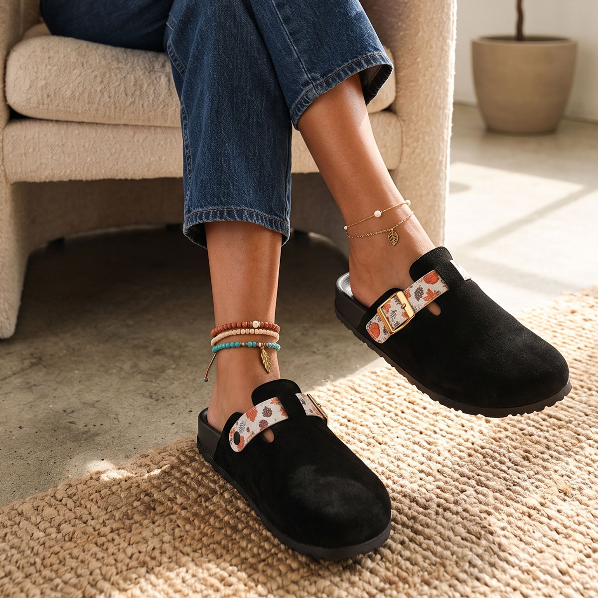 Damskie, duże rozmiary, 4 kolo – Slip On Mule Flat recenzja i cena